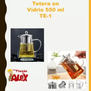 Tetera en Vidrio 550 ml TE-1