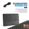 TECLADO BLUETOOTH RECARGABLE NEW