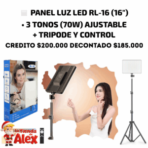 ¡Panel de Luz RL-16