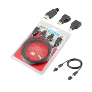 Adaptador 3 En 1 Computador Mini Micro Hdmi Alta Velocidad