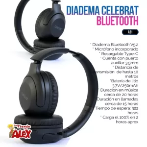 DIADEMA CELEBRAT BLUETOOTH A31