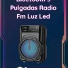 Parlante Bluetooth 3 Pulgadas Radio Fm Luz Led