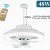 lámpara de iluminación, ventiladores silenciosos para el hogar 48 W E27