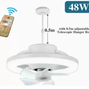 lámpara de iluminación, ventiladores silenciosos para el hogar 48 W E27