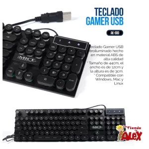 TECLADO GAMER USB