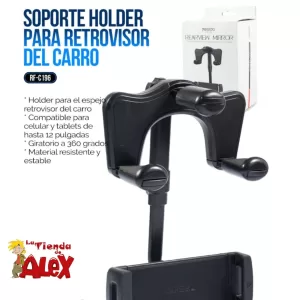 SOPORTE HOLDER PARA RETROVISOR DEL CARRO RF-C196