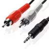 Cable Divisor De Audio 3.5 Mm Macho A 2 Rca Macho Tripp-lite