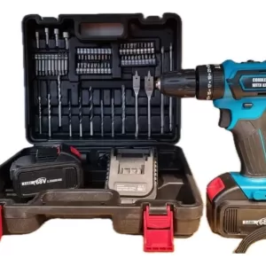 TALADRO INALAMBRICO PERCUTOR DE  68V - CON ACCESORIOS
