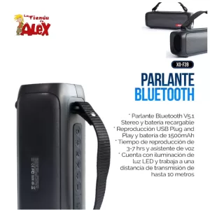 PARLANTE BLUETOOTH XO-F39