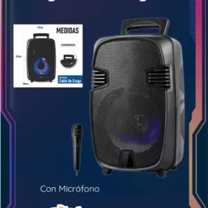 Parlante Cabina 8 Pulgadas Recargable
