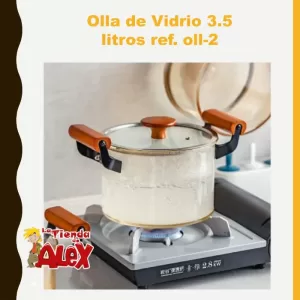 Olla de Vidrio 3.5 litros ref. oll-2