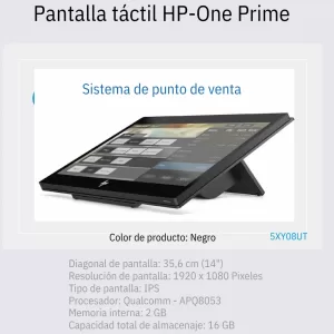 Pantalla táctil HP-One Prime