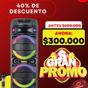 cabina de sonido de 8´´