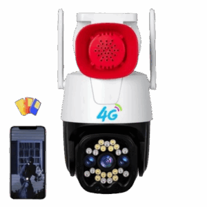 CAMARA 4G CON SIRENA APP V380