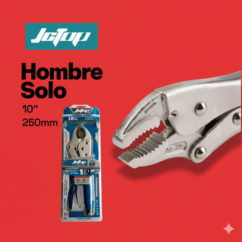 🔩 Pinza de Presión JGTOP "Hombre Solo" (10")