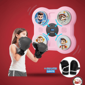 Máquina de Boxeo Musical Interactiva para Niños