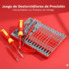 Set de Destornilladores Aislados 1000V con Puntas Intercambiables (7 en 1)