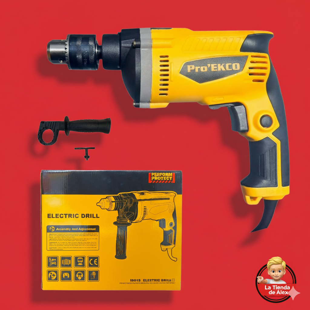 Taladro Percutor PRO’EKCO 850W 🧱🔨
