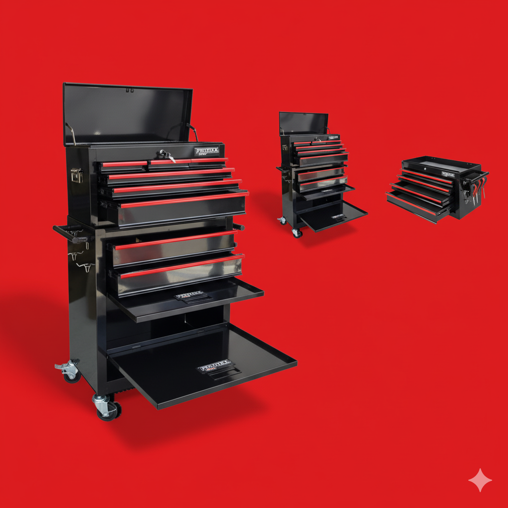 Caja de Herramientas Modular de 2 Módulos - ¡Organización y Capacidad Total!