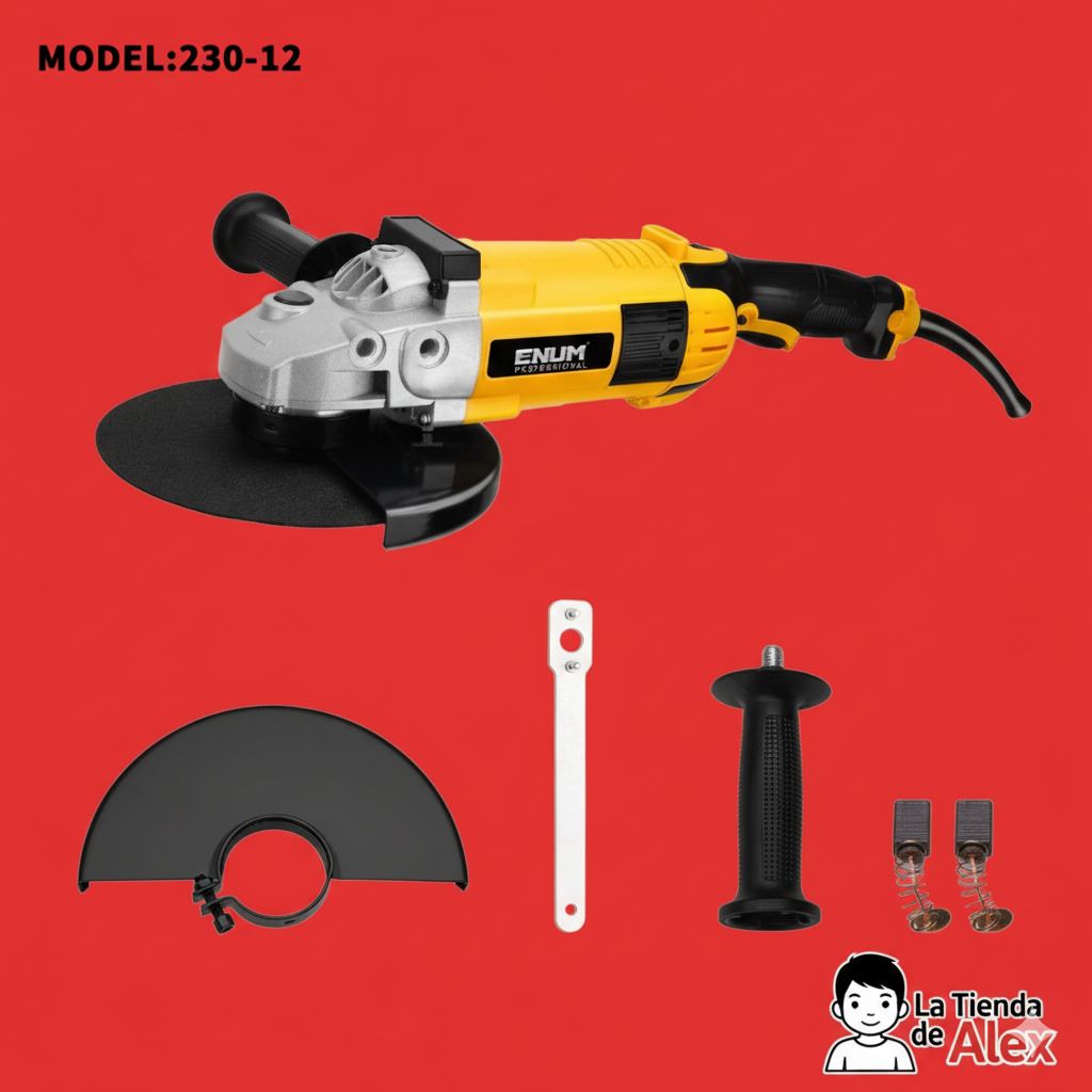 Pulidora 9” ENUM PROFESIONAL (Modelo 230-12)