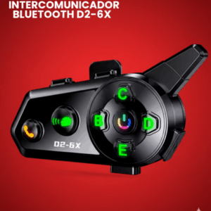 Intercomunicador Bluetooth D2-6X